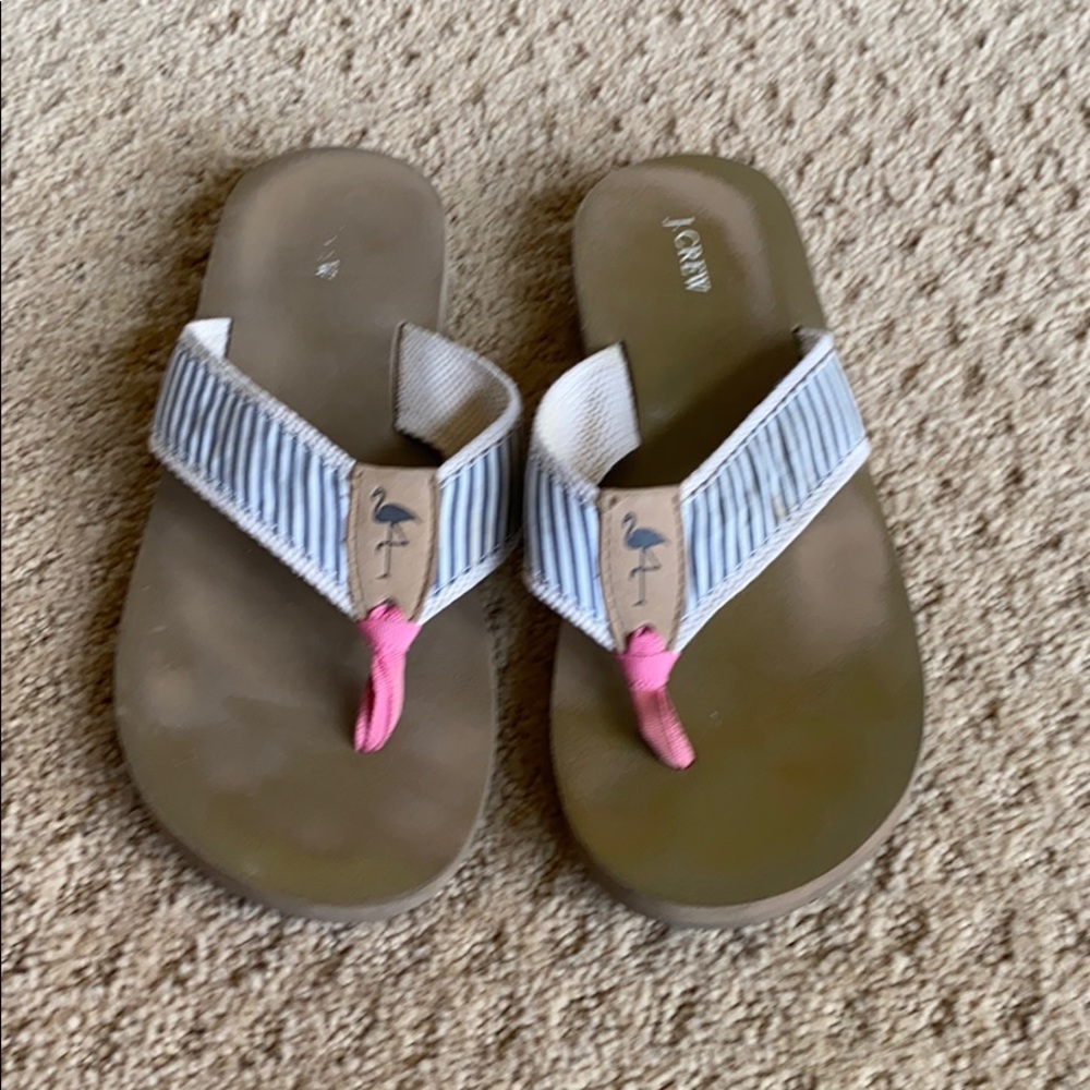 J Crew Flip Flops sz 8